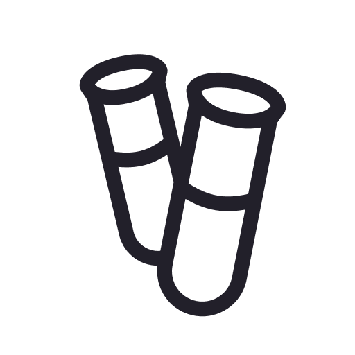 Test tube icon – blood drawing
